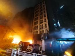 '광명 아파트 화재' 심정지 3명 중 1명 의식 회복…2명 끝내 숨져