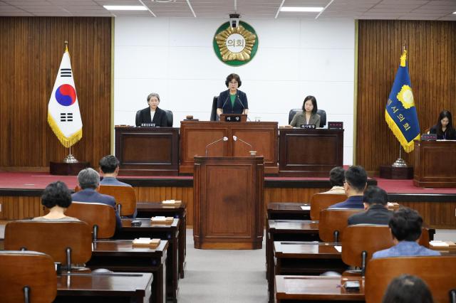 동해시의회 제354회 임시회 제1차 본회의 사진동해시의회