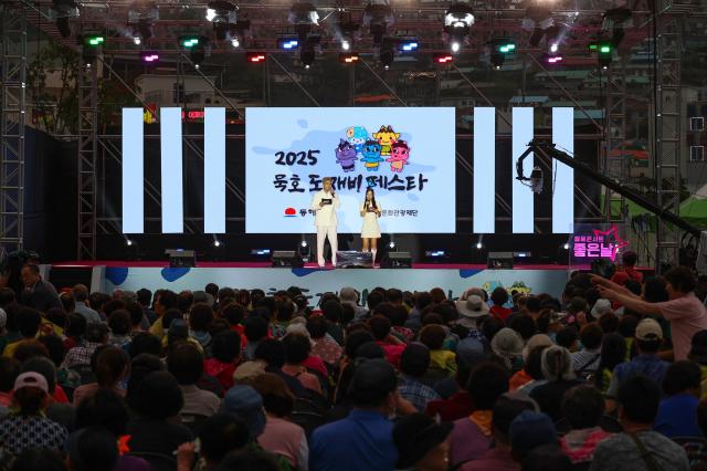 2025 묵호 도째비페스타가 18일 바닷가를 배경으로 묵호항 여객선터미널 광장과 해랑전망대 일원에서 성황리에 개막되고 있다 사진이동원 기자