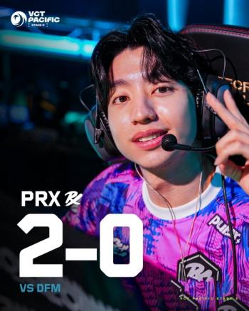 13대7 경기가 2번…PRX 세트스코어 2대0으로 DFM 제압사진라이엇게임즈