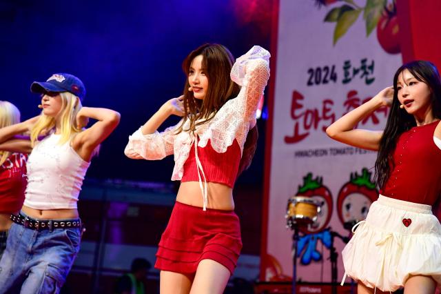 지난해 화천토마토축제에서 진행된 ‘승리부대 장병의 밤’공연 무대사진화천군