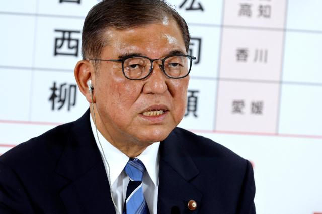 이시바 시게루 일본 총리사진로이터연합뉴스