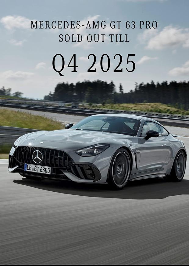 ‘AMG GT 63 프로’는 인도에서 2025년 판매 예정 물량이 모두 완판됐다 사진메르세데스 벤츠 인디아 제공