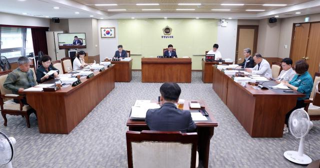 제360회 임시회 제3차 행정문화위원회사진충남도의회