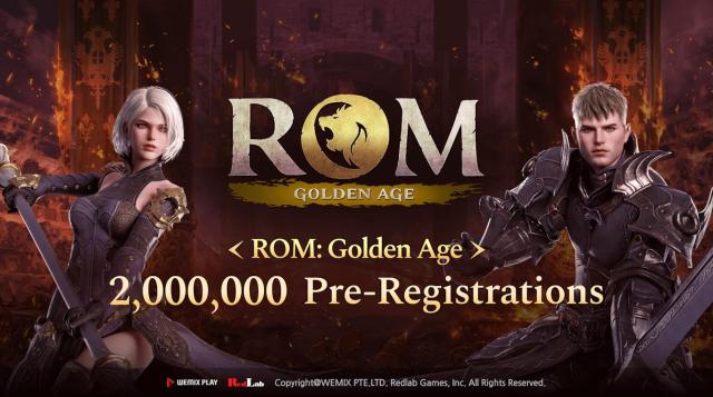 위메이드 웹3 MMORPG 롬 골든 에이지 사전예약 200만 돌파