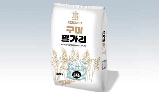구미시에서 생산된 우리밀로 만든 구미 밀가리 사진구미시