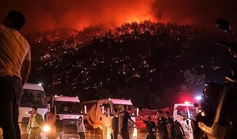 그리스 산불 현장 사진AFP·연합뉴스