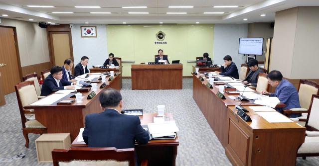충남대전통합특위 제3차 회의 모습사진충남도