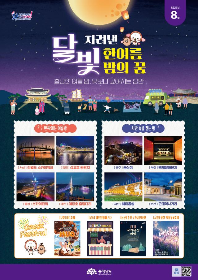 월간충남 8월 전단지사진충남도