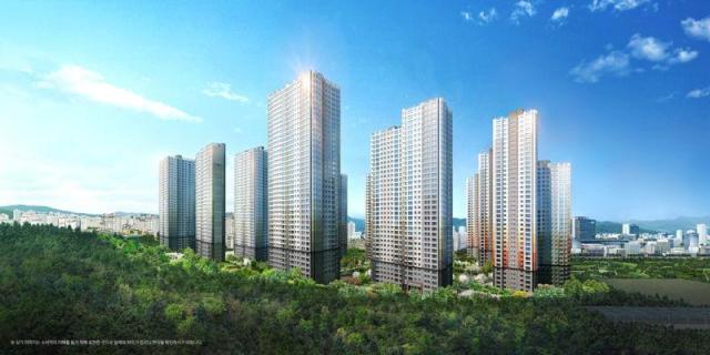 힐스테이트 용인포레 투시도 사진현대엔지니어링