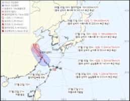 태풍 꼬마이·크로사로 中·日 '비상'…세기 어느정도 길래?