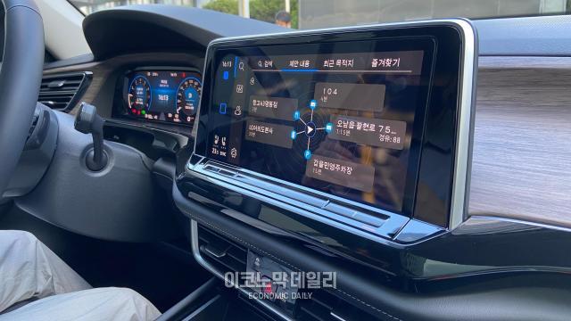 12인치 인포테인먼트사진김지영 기자