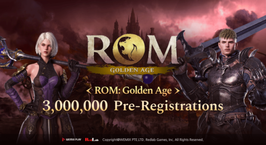 위메이드, 웹3 MMORPG 롬: 골든 에이지 사전예약 300만 돌파