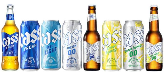 오비맥주 카스 라인업 사진오비맥주 