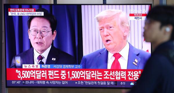 トランプ米大統領、韓国との相互関税「15%で合意」…米国に3500億ドル投資・自動車関税は15%