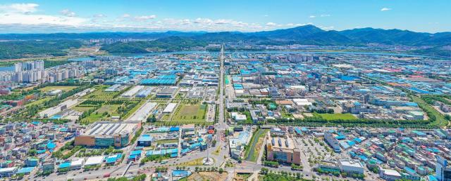 구미1산업단지 전경 사진구미시
