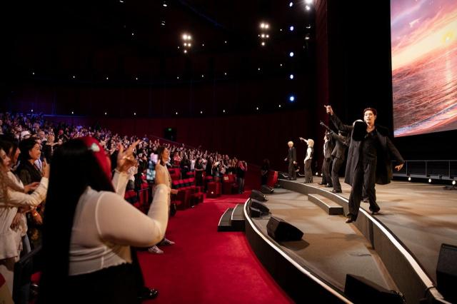 CJ ENM이 지난달 31일현지시간 미국 캘리포니아 로스앤젤레스 아카데미 영화 박물관에서 K-Culture Night at the Academy Museum with KCONK-Culture Night를 개최했다 사진CJ ENM