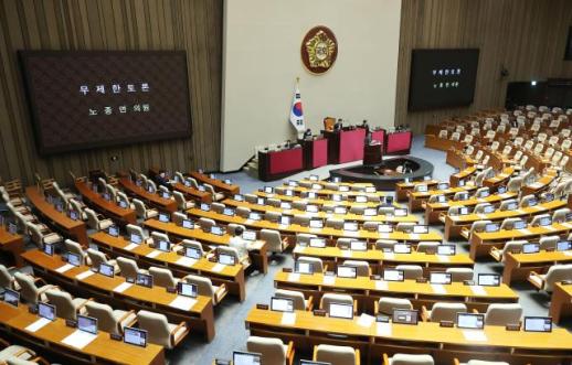 [포토] 방송3법 무제한토론 이틀째
