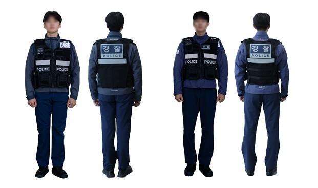 신형 경찰 외근조끼 시제품 사진경찰청 제공