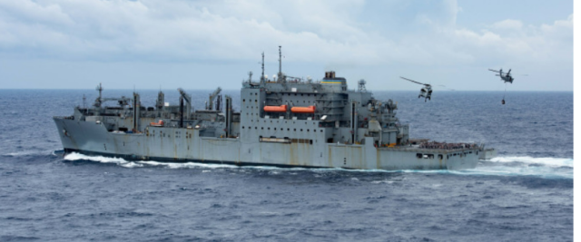 HD현대중공업이 MRO 진행할 미 해군 7함대 소속 USNS 앨런 셰퍼드함 사진미 해상수송사령부
