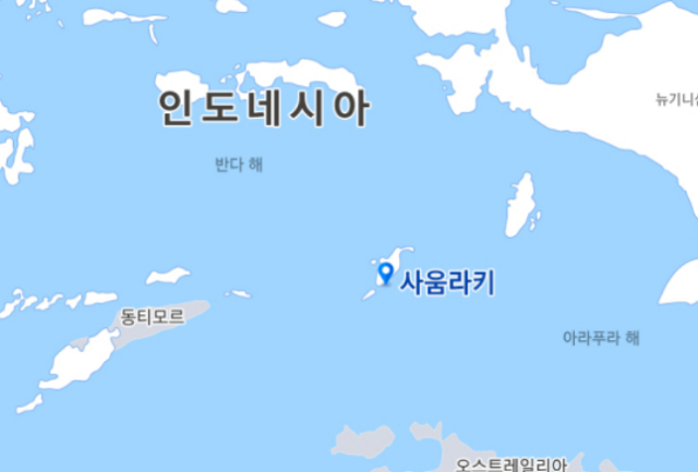삼성EA가 기본설계를 수주한 인도네시아 인펙스 아바디 온쇼어 LNG 프로젝트’ 의 위치도 사진삼성EA