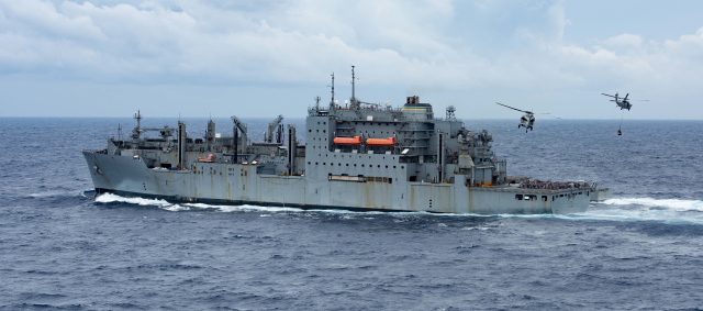 HD현대중공업이 MRO 진행할 미 해군 7함대 소속 USNS 앨런 셰퍼드함 사진미 해상수송사령부