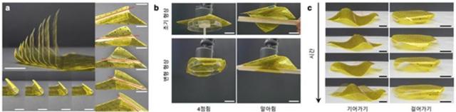 KAIST develops robotic sheet that folds, grips, and walks on its own