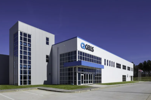 Hanwha Q Cells solar module factory located in Dalton Georgia Courtesy of Hanwha Q Cells