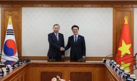 Tổng Bí thư Tô Lâm hội kiến Thủ tướng Hàn Quốc Kim Min-seok