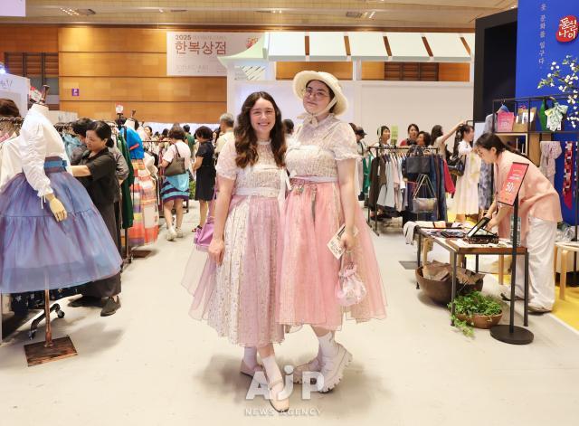 Hanbok Expo takes place at COEX in Gangnam-gu Seoul on Aug 7 2025 AJP Han Jun-gu