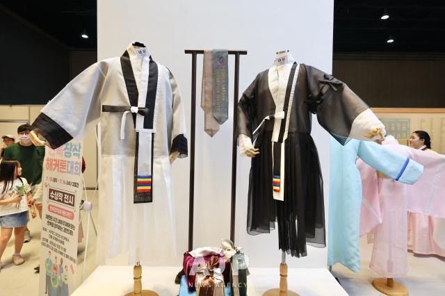 Hanbok Expo takes place at COEX in Gangnam-gu Seoul on Aug 7 2025 AJP Han Jun-gu