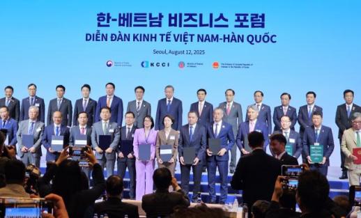 Tổng Bí thư Tô Lâm dự Diễn đàn Kinh tế Việt Nam - Hàn Quốc tại Seoul