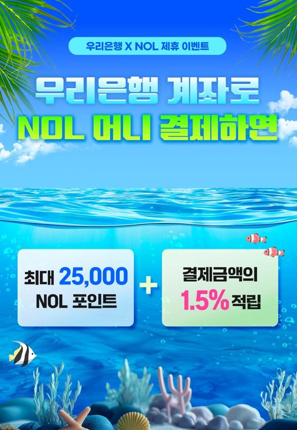 우리은행 놀유니버스와 제휴…최대 2만5000 NOL포인트 쏜다 사진우리은행
