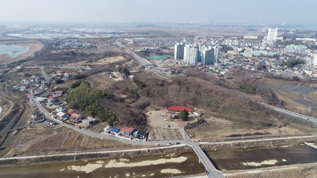 삼례토성 전경사진완주군