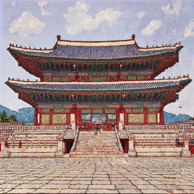 경복궁 근정전 AI 재현이미지 사진국가유산청