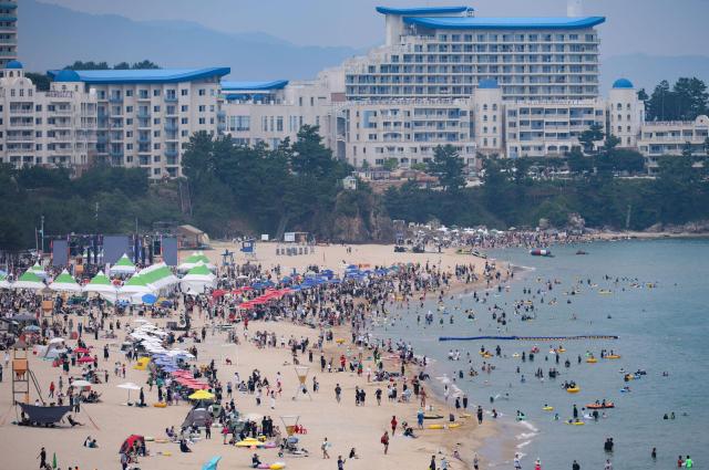 삼척해수욕장 전경 사진삼척시