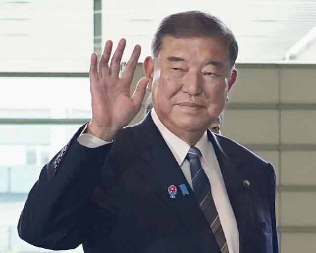 미일 무역 협상 타결 관저 들어가는 이시바 시게루 일본 총리 사진연합뉴스