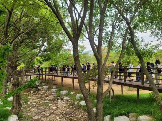 고창읍 도시생태축(서식지) 복원사업지 공식명칭은 고창그린마루
