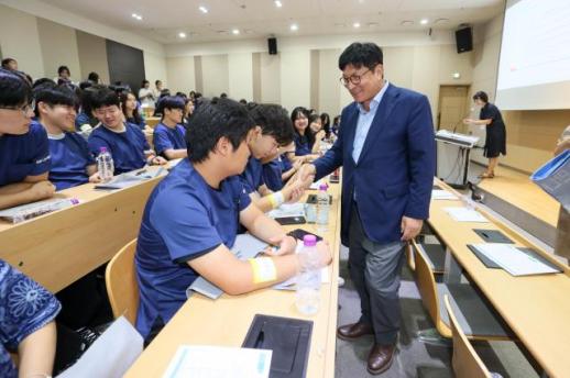 도성훈 교육감, 미래 건강인재 양성 위한 간호 체험 교육 참석