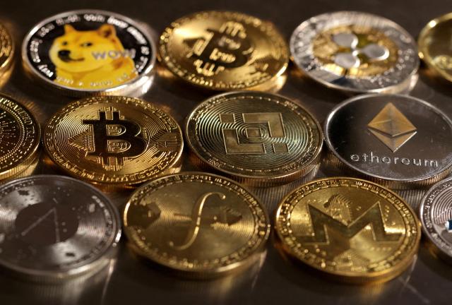 Representations of cryptocurrencies Reuters-Yonhap