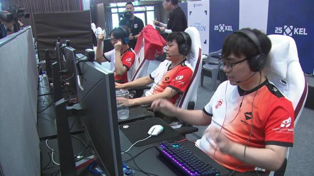 KEL 대한민국 이스포츠 리그 출전 제천팔랑크스 이터널리턴팀 경기출전모습 사진한국e스포츠협회