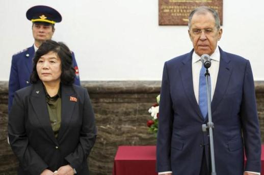 북·러 외교장관, 광복절 축전 교환…조선 군인 위훈 잊지 않을 것