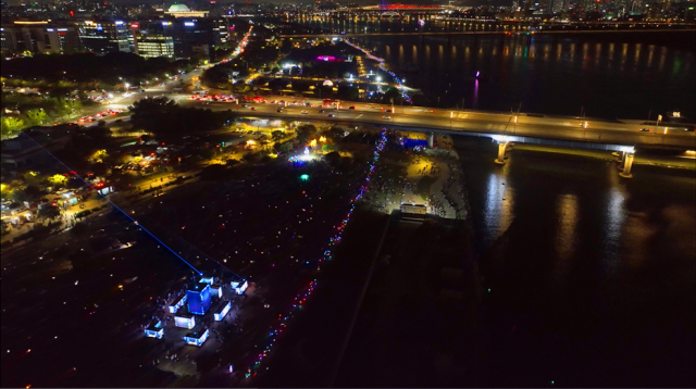 지난해 서울라이트 한강 빛섬축제 장면 서울시 제공