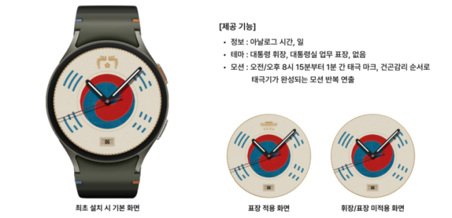 데니 태극기 굿즈사진대통령실 제공