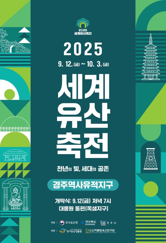 2025 세계문화유산축전 경주역사유적지구 공식 포스터 사진경주시