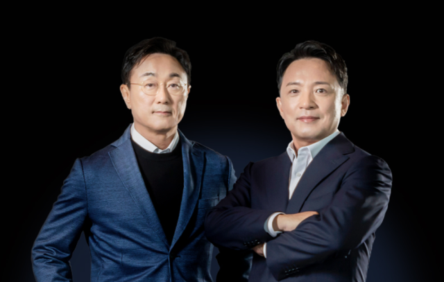 NCSOFT co-CEOs Kim Taek-jin and Park Byung-moo Courtesy of NCSOFT