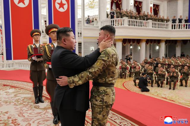 PHOTOS: Kim Jong-un honors troops sent to fight in Ukraine with lavish event