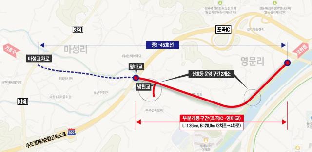 포곡읍 마성리 50-6번지와 영문리 2-93번지를 잇는 연결도로사진용인시