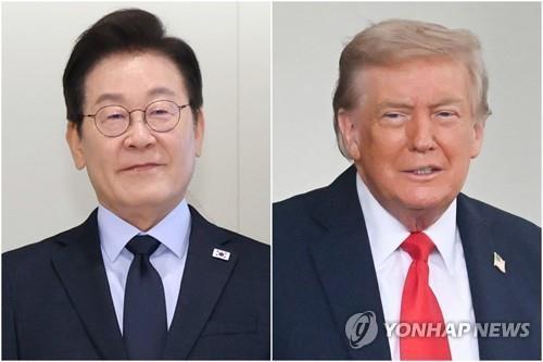 이재명 대통령왼쪽과 트럼프 미국 대통령 사진연합뉴스