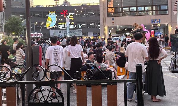 광주 대표적 전통시장인 대인시장 사진광주 동구